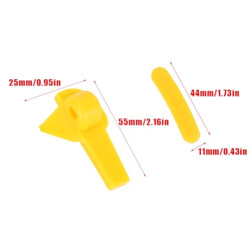 Image of Joyzan Tire Demount Head, Tyre Changer Bead Insert Set Rim Breaker Mount Machine Wheel Side Protector Front Rear Guard Duckhead Kit Replacement Adapters Car Duck Repair Nylon Plastic Accessories 20Pcs