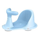 BLANDSTRS Baby Bath Seat with Thermometer, Portable Toddler Child Bathtub Seat for 6-18 Months,...