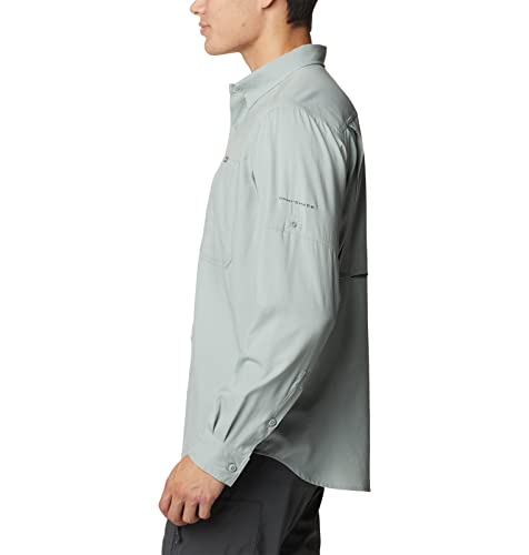 Image of Columbia Men's Silver Ridge Utility Lite Long Sleeve, Niagara, Large