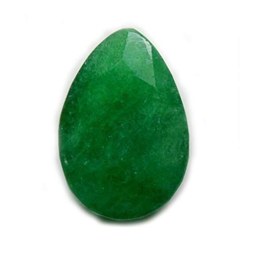 Émeraude verte poire 13x9mm | Pierre précieuse naturelle taillée à facettes