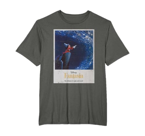 Disney Mickey Mouse Fantasia Retro Poster T-Shirt