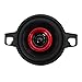 MB Quart XK2-106 2.75-Inch Coaxial 2-Way Speaker, 140W Max, 4 Ohms, Black Aluminum Dome Tweeter for Car Audio and Powersports (2 Speakers)