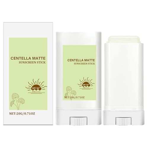 Sun-Sun -Sonnenschutz -Stick | Face à bâton Sunblocker | SPF 50+ Mat | Protection solaire avec conception de contrôle d'huile | Soins du visage pour la protection de la peau, l'humidité, le plein air