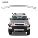 Duolctram Front Windshield Molding w/Side Clips White Upper Top Windshield Reveal Molding Compatible with 2007-2014 Toyota FJ Cruiser 75503-35060-A0 75503-35010