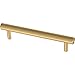 Oversized Bar (1-Pack) Cabinet Handles 6-5/16" Hole to Hole Satin Gold Kitchen Cabinet Pulls Drawer Handles Cabinet Hardware Dresser Drawer Pulls - Franklin Brass P41885K-117-C
