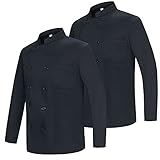 Chaquetas cocinero detalle de bolsillo en el lado izquierdo del uniforme
