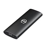 SG, Hard Disk Esterno Portatile con disco SSD interno da 128 Gb NVME, Type-C USB 3.0 per Notebook, pc, Desktop, archiviazione dati, supporto esterno, completo di cavo