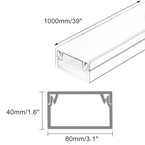Cache-tuyau de sol à largeur réglable protège-câbles découpable et modulable gris - 3