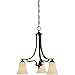 Thomas Lighting TK0019704 Treme 3-Light Chandelier in Espresso, 20" L x 20" W x 20" H