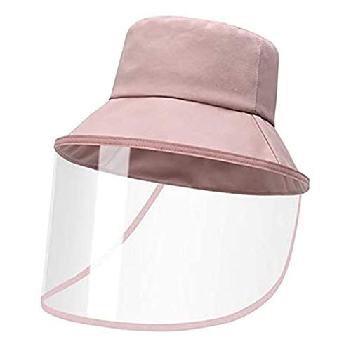 RINGLICHT F Máscara Protectora-Máscara De Seguridad Extraíble Anti-Escupir Salpicaduras De Agua Sombrero Aislamiento Aislamiento Sombrero, Transparente Protector para Ojos Y Cabezas Cover