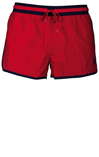 Arena Fundamentals Borders X-Short, Costume da Bagno Uomo, Rosso, XL