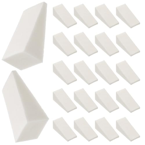 NOLITOY Lot de 50 Éponges à Peinture Triangulaires pour Garçon et Filles et Adultes Éponge Multi-Usages en Matériau Haute Élasticité Absorbante Odeur pour Aquarelle Acrylique Huile