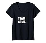 Photo Gallery donna team gema - nome maglietta con collo a v Photo Gallery donna team gema - nome maglietta con collo a v