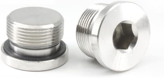 Pipe Cap Plug Fitting,BSP Male 316 Stainless Steel Hex Socket Head End Cap Plug Pipe Fitting(BSP1)