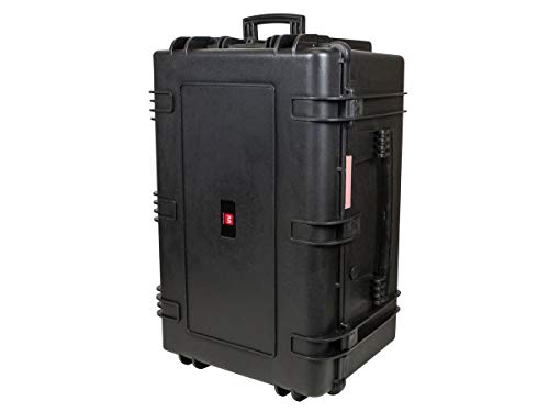 Image of Monoprice Weatherproof Hard Case - 33 x 22 x 17 Inches, With Wheels and Customizable Foam, Shockproof, IP67, Ultraviolet And Impact Resistant Material, Black - Pure Outdoor Collection, 145.8 Liter
