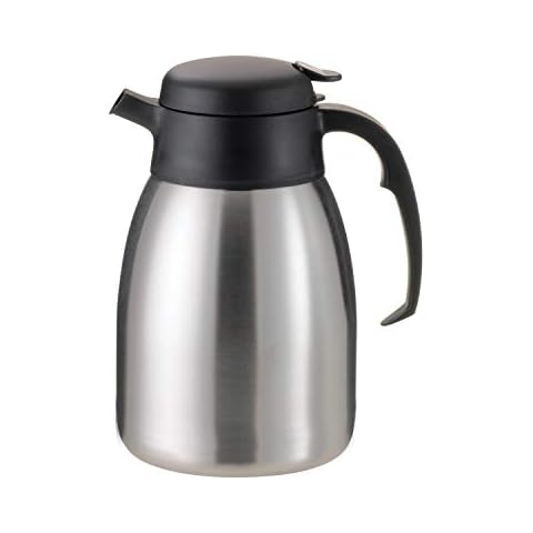 Service Ideas FVPC15 SteelVac Carafe, Stainless Steel Vacuum Insulated, Brushed finish, 1.5 Liter (50.7 oz.) Cover