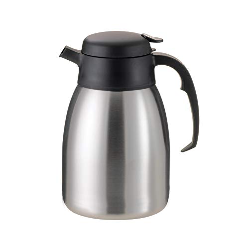 Service Ideas FVPC15 SteelVac Carafe, Stainless Steel Vacuum Insulated, Brushed finish, 1.5 Liter (50.7 oz.)