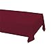 Shindigz Burgundy Plastic Table Cover