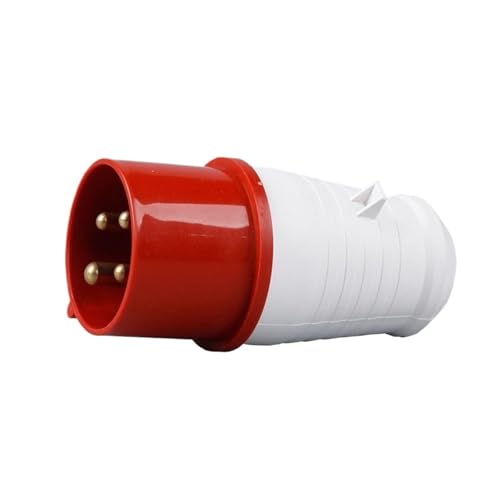 Connecteur industriel aéronautique X32A024 4 broches et 4 trous étanche 380V IP44