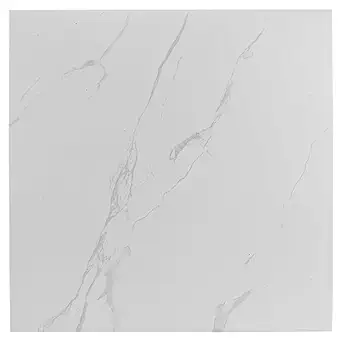 Wallzere PVC Flooring Tiles Self Adhesive Peel & Stick Vinyl Flooring, 8 Tiles, 18 Square feet (Marble S11)