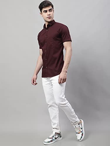 Image of Majestic Man Men's Cotton Slim Fit Shirt