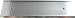 NamePlate Holder, Wall or Door, Silver 2x8