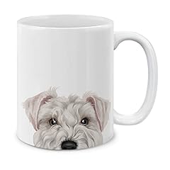 White Miniature Schnauze Dog