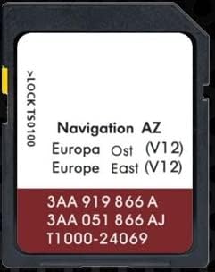 Carte SD GPS Europe Ouest 2020 V12 – Compatible Volkswagen RNS 310 – Référence 3C0035270