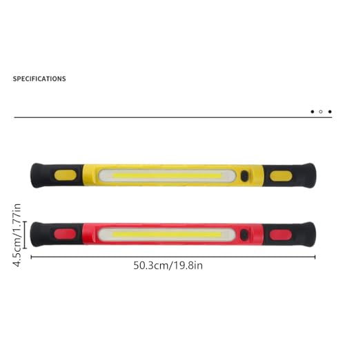 Lampe baladeuse mécanique multifonction avec batterie rechargeable longue durée
