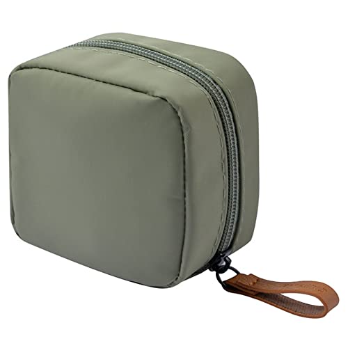 JISON21 Sac de Maquillage, Sac de Maquillage de Voyage, Sac de Rangement de Rouge à lèvres, Accessoires de Voyage imperméables, Femmes et Filles(Vert) Cover