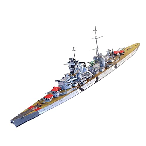 Image of VELURA 1:400 3D Puzzle Gifts Decorative Durable Boat Toy for Adults Kids Beginners|Airplanes|1 Ship Model(Unassembled)|Toys Hobbies