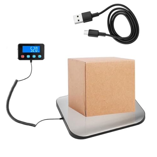 Consejos para Comprar easy 17 kg comprados en linea. 44 ECOGEAR Báscula digital EcoGear de 200 kg, resistente, para envíos postales y equipaje, con temporizador, retención y tara, adaptador de CC.