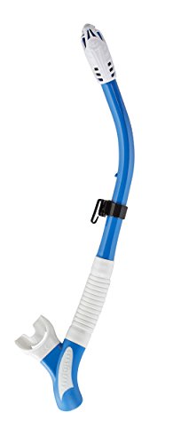 Aqualung Impulse Dry Snorkel - Blue/White
