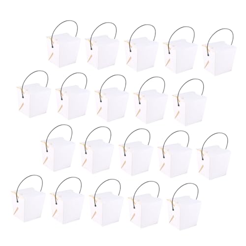 KOCKSHION 24pcs Boxes Chinese Take Out Boxes Take-out Snacks Holder Snack Container Containers for Food Kraft