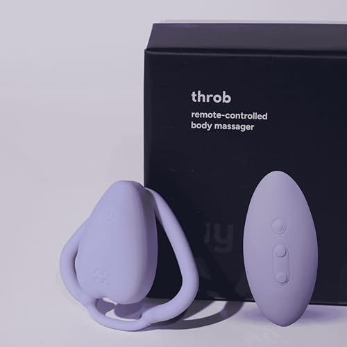 Image of MyMuse Throb Body Massager For Women | Remote Controlled & Wearable | 10 speeds | Electric, USB-Rechargeable, Waterproof - Lavender Haze