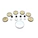 MPE-108BR Brass Freeze Plug Kit Comptible for Ford Small Block Windsor Engines 255 260 289 302 351 1962-2001