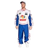Ricky Bobby Race Driver Jumpsuit Halloween Costume Cosplay