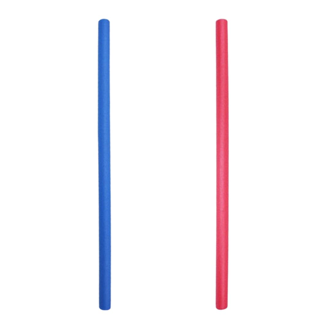 Fideos para Piscina 59, Fideos de Espuma para natación, flotantes para Piscina, Tubo de Espuma Inflable para Nadar para niños y Adultos (Rojo y Azul), 2 uds.