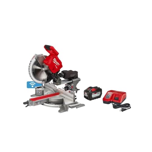 Milwaukee M18 18-Volt FUEL Lithium-Ion Cordless Brushless 10 in. Dual Bevel Sliding Compound Miter Saw Kit