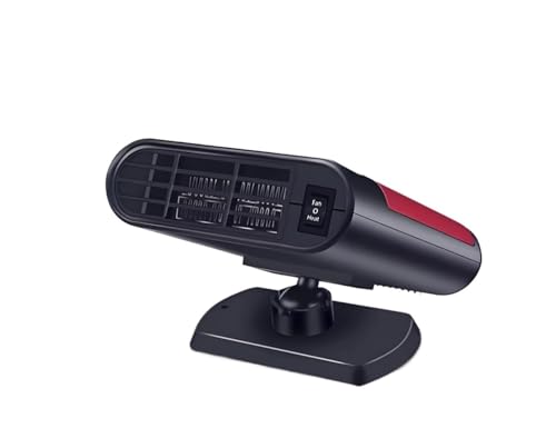 RRMYEBN 24V/12V 150W ԗpq[^[t@ tgKXp܂~߃f~X^[ ftX^[ g[E[ 360°] CeAANZT[(12V Black Red)