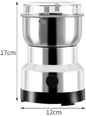 Cingözshop Mini Baharat Kahve Öğütücü Elektrikli Hızlı Öğütücü Çok İşlevli Parçalama Makinesi Kuru Tahıl Değirmeni Baharat Tohumları Pirinç Çekirdeği Çeşniler için - Görsel 4