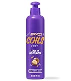 Miracle Coils Leave-in Moisturizer with Macadamia Nut Oil, Sulfate Free, Coily Hair 8.5 fl oz (Pack of 1)