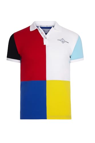Polo coloré manches courtes homme coton respirant pour l'été