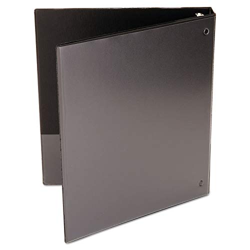 Universal Unv20961 Economy 1 In. Capacity 11 In. X 8.5 In. Round 3-Ring View Binder - Black #TOP6