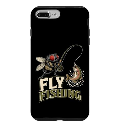 Fly Fishing Fisherman Pun Dad Joke �X�}�z�P�[�X iPhone 7 Plus/8 Plus �p