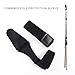 Fcnjsao 3 Set Canes Sleeves Protector Case Fastening Strap Fishing Rod Tip Covers Rod Tie Outdoor Fishing Accessories