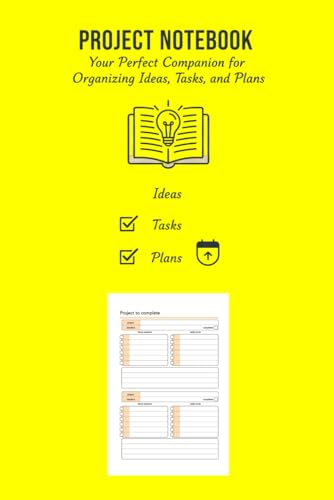Project Note Book: Your Perfect Companion for Organizing Ideas, Tasks, and Plans: A Stylish and Functional Notebook for Professionals, Students, and Creatives image 2
