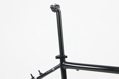 Motobecane Aluminum 29Er 29 Inch Hybrid Gravel Bike Frame And Suspension Fork With Crank Set Single Speed (15.5" - 5'6" To 5'9") #TOP6