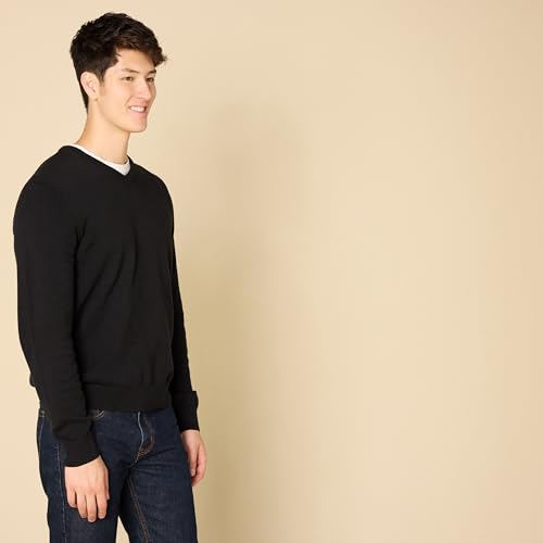 Amazon Essentials Men's V-Neck Pullover Jumper (Available in Big & Tall)