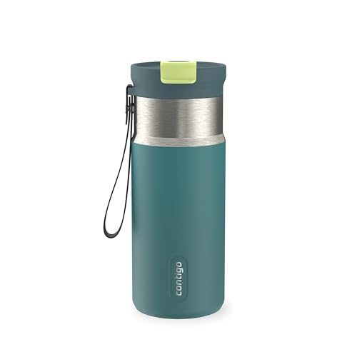 Image of Contigo DualSip 16 oz Compact Stainless Steel Vacuum-Insulated Water Bottle with 2-in-1 Leakproof Lid (Straw or Spout), BPA-Free & Lead-Free, Dishwasher Safe